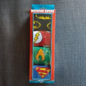 Men's Justice League crew socks
